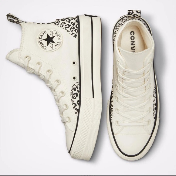 Converse Chuck Taylor All Star Lift Platform Animal Mix Sneakers 7.5 - Picture 3 of 7